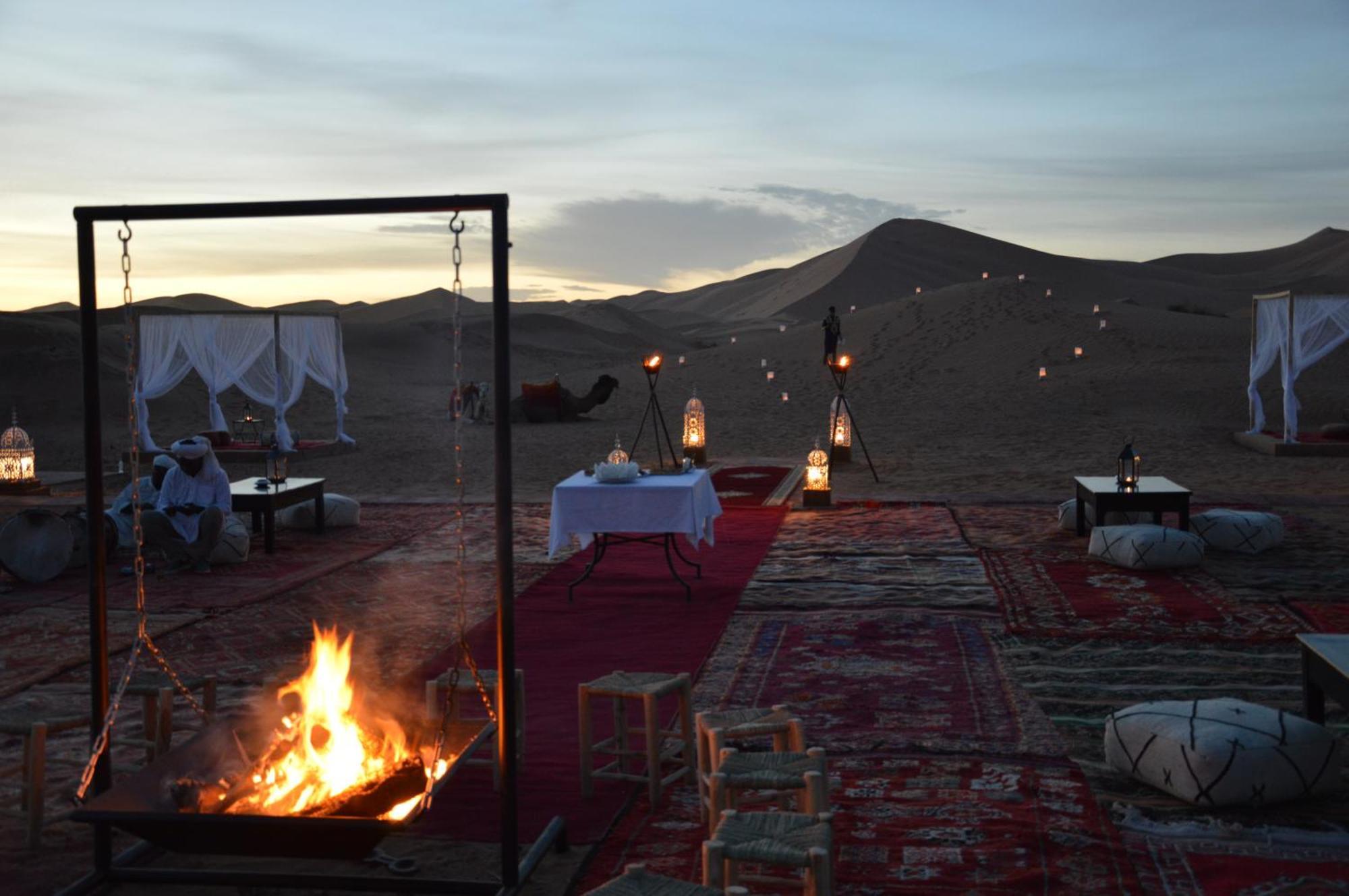 Merzouga Luxury Traditional Camp Bagian luar foto
